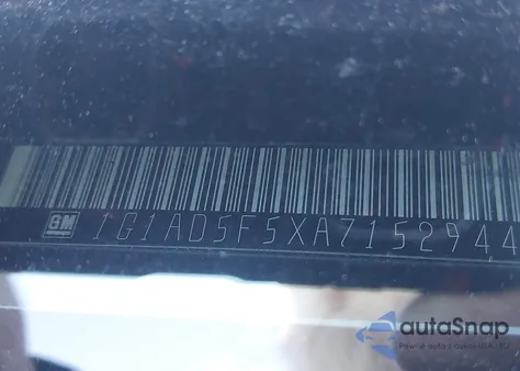 2010 Chevrolet Cobalt Lt z USA, uszkodzony, nr VIN 1G1AD5F5XA7152944